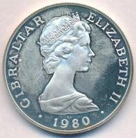 Gibraltár 1980. 1C Ag "II. Erzsébet 80. születésnapja" T:1-(PP) ujjlenyomatos
Gibraltar 1...
