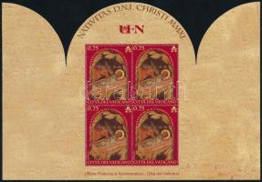 Karácsony, festmények öntapadós bélyegfüzet, Christmas, paintings self-adhesive stamp-booklet