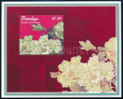 Pünkösdi rózsák dísztokban kisív + blokk, Roses of Pentecost mini sheet in holder + block