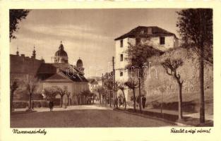 Marosvásárhely, Targu Mures; Utcakép, régi vár / street view, castle