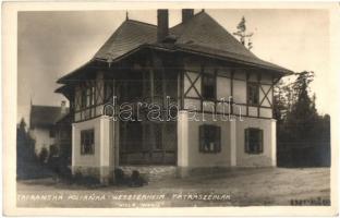 Tátraszéplak, Tatranska Polianka, Westerheim; Themis villa / villa. Kucek photo