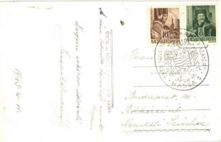 1943 Kassa, Kosice; A dóm lehulló köveiből emelt kapu. Győri és Boros fényképészek / gate made of th...