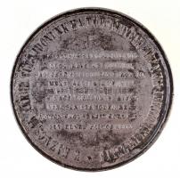 1861. "Országgyűlési Emlék" fém emlékérem. "HON SZERETET 'S EGYETÉRTÉSBE VAN ERŐ...
