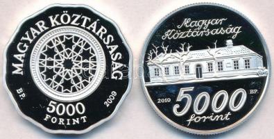 2009. 5000Ft Ag "Dohány utcai zsinagóga" + 2010. 5000Ft Ag "Erkel Ferenc születésének...