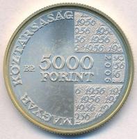 2006. 5000Ft Ag "1956-os forradalom 50. évfordulója" T:BU Adamo EM206