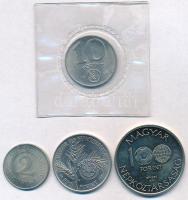 1966. 2Ft + 1981. 10Ft Ni "FAO" lezárt fóliában + 1981. 100Ft Ni "FAO I. - Világélelm...