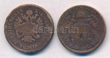 1861E 4kr Cu + 1868KB 4kr Cu T:2- durva ph., patina, karc, ü.
Adamo M7, Adamo M7.1