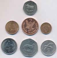 Falkland-szigetek 1974-1998. 1/2p-50p (7xklf) T:2 Falkland Islands 1974-1998. 1/2 Penny - 50 Pence (7xdiff) C:XF