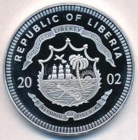 Libéria 2002. 10$ Cu-Ni "Afrikai vadak - Zsiráf" multicolor T:PP 
Liberia 2002. 10 Dollar...