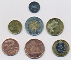 Húsvét-sziget 2007. 1P-500P (7xklf) fantáziaveretek T:1-
Easter Island 2007. 1 Peso - 500 Pesos (7x...