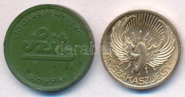 ~1930. "Laci / Szit - 10darabért 1/4kg" szappanbárca + 1933. "BSzKRT / Kis szakasz je...