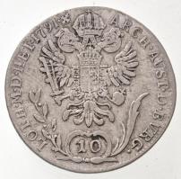 1791B 10kr Ag "II. Lipót" (3,74g) T:2-
Hungary 1791B 10 Kreuzer Ag "Leopold II"...