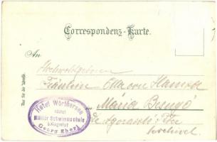 Wörthersee, Hotel Wörthersee und K.u.K. Militär-Schwimmschule / K.u.K. military swimming school. Lou...