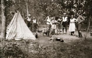 1933 Gödöllő, Jamboree, 10 db fotónegatív, 6x9 cm