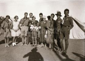 1933 Gödöllő, Jamboree, 10 db fotónegatív, 6x9 cm