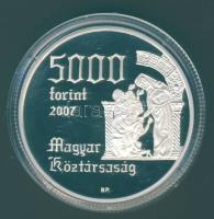 2007. 5000Ft Ag "Árpád-házi Szent Erzsébet" T:PP Csak 8000db!
