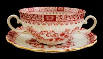 Seltmann Weiden porcelán teás csésze és alj, matricás, jelzett, hibátlan, d: 10 és 16 cm