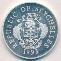 Seychelle-szigetek 1993. 25R Ag "Az első franciák a Seychelle-szigeteken" T:1-(PP)
Seyche...