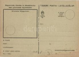 1943 Tábori postai levelezőlap / WWII Hungarian military field post, Easter greetings with aircrafts...