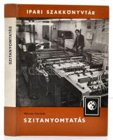 Werner Cermak: Szitanyomtatás. Ipari szakkönyvtár. Bp.,1979, Műszaki. Kiadói kartonált papírkötés.