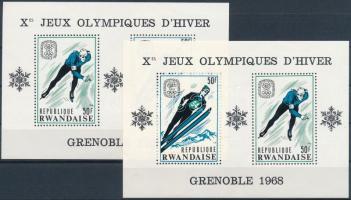 Téli Olimpia, Grenoble blokk sor, Winter Olympics, Grenoble block set