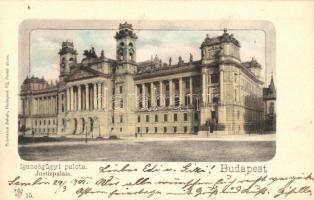 Budapest V. Igazságügyi palota. Schwarcz Jakab kiadása
