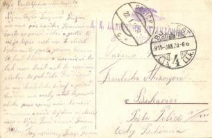 Budapest XIII. Margitsziget + K. K. Landsturm Bataillon No. 90. 2. Kompagnie (EK)