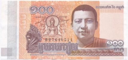 Kambodzsa 2014. 100R T:I,I- Cambodia 2014. 100 Riels C:UNC,AU