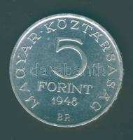 1948. 5Ft Ag "Petőfi" T:2+