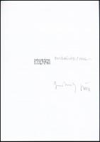 1975 Jankovszky György(1946-): No.8., fotómontázs feliratozva, aláírt, pecséttel jelzett, kartonra k...