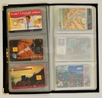 65 darabos telefonkátya gyűjtemény két kis berakóban