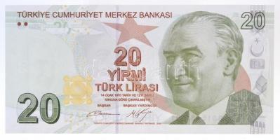 Törökország 2009. 20L T:I Turkey 2009. 20 Lira C:UNC