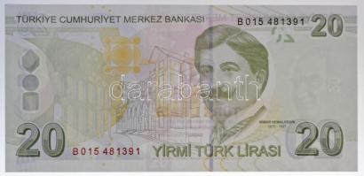 Törökország 2009. 20L T:I
Turkey 2009. 20 Lira C:UNC