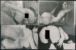 Erotikus és pornográf képek fotómásolatai, 11 db, 9x14 cm