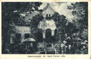 Balatonboglár, Dr. Spett Ferenc villa (EB)