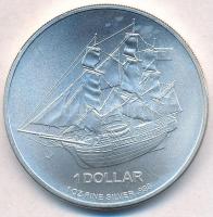 Cook-szigetek 2009. 1$ Ag  "II. Erzsébet" (1oz/0.999) T:PP Cook Islands 20009. 1 Dollar Ag...