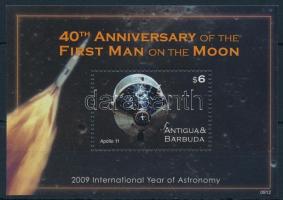 40 éve járt az első ember a Holdon blokk, 40th anniversary of the First Man on the Moon block