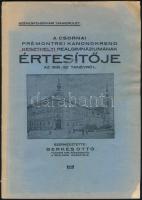 1932 A csornai prémontrei kanonokrend keszthelyi reálgimnáziumának értesítője, szerk.: Berkes Ottó, 86p