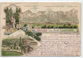 1898 Alsó-Tátrafüred Litho