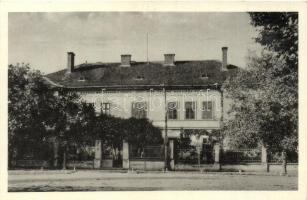 Ipolyság, Sahy; Statna mestianska skola / Állami polgári iskola / school + 1938 Ipolyság visszatért So. Stpl.