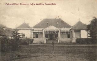 Borsaújfalu, Vultureni; Csikmádéfalvi Ferenczy Lajos kastély. Gidály Izidor kiadása / castle (EK)