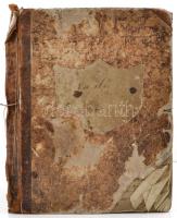 1847-1875 Egy szolnoki nemes ember, nagygazda kidás-bevételi naplója, rendszeresen vezetve, benne or...