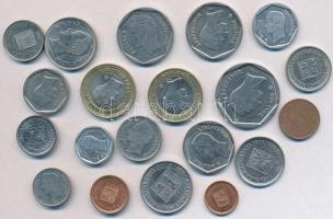 Venezuela 1977-2007. 20db-os érmetétel, mind klf T:2,2-
Venezuela 1977-2007. 20pcs of coins, all di...