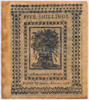Amerikai Egyesült Államok / Delaware 1776. 5Sh replika T:I-
Great Britain / Delaware 1776. 5 Shilli...