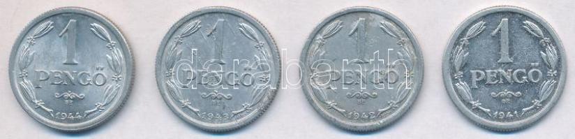 1941-1944. 1P Al (4xklf) teljes sor T:1-,2 ph.