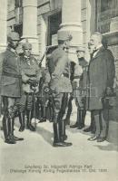 1916 Brassó, Kronstadt, Brasov; Die Befreiung Kronstadts, Empfang Sr. Majestät Königs Karl / Brassó felszabadítása, Őfelsége Károly király fogadtatása Október 17-én / entry of the German troops, reception of Charles I of Austria