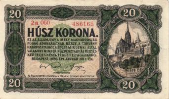 1920. 20K (3x) T:II