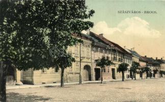 Szászváros, Broos, Orastie; utcakép. H. Graef kiadása / street view (EK)