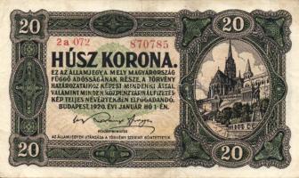 1920. 20K (3x) T:II