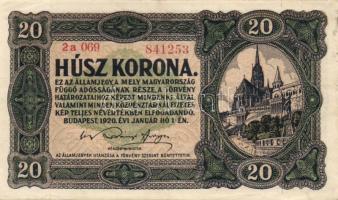 1920. 20K (3x) T:II